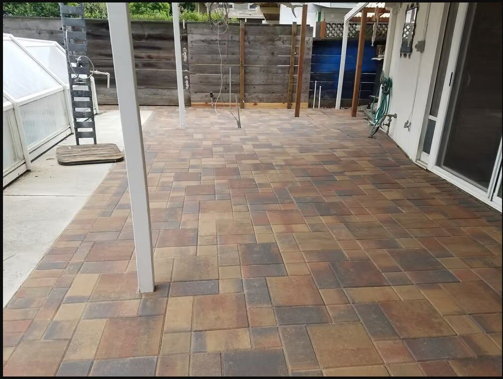 Paver patio installation completed by Garescape in the Bay Area